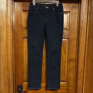 New Chico’s size 00 So Slimming Slim Jean Dark Wash - No Distress (ABBA)